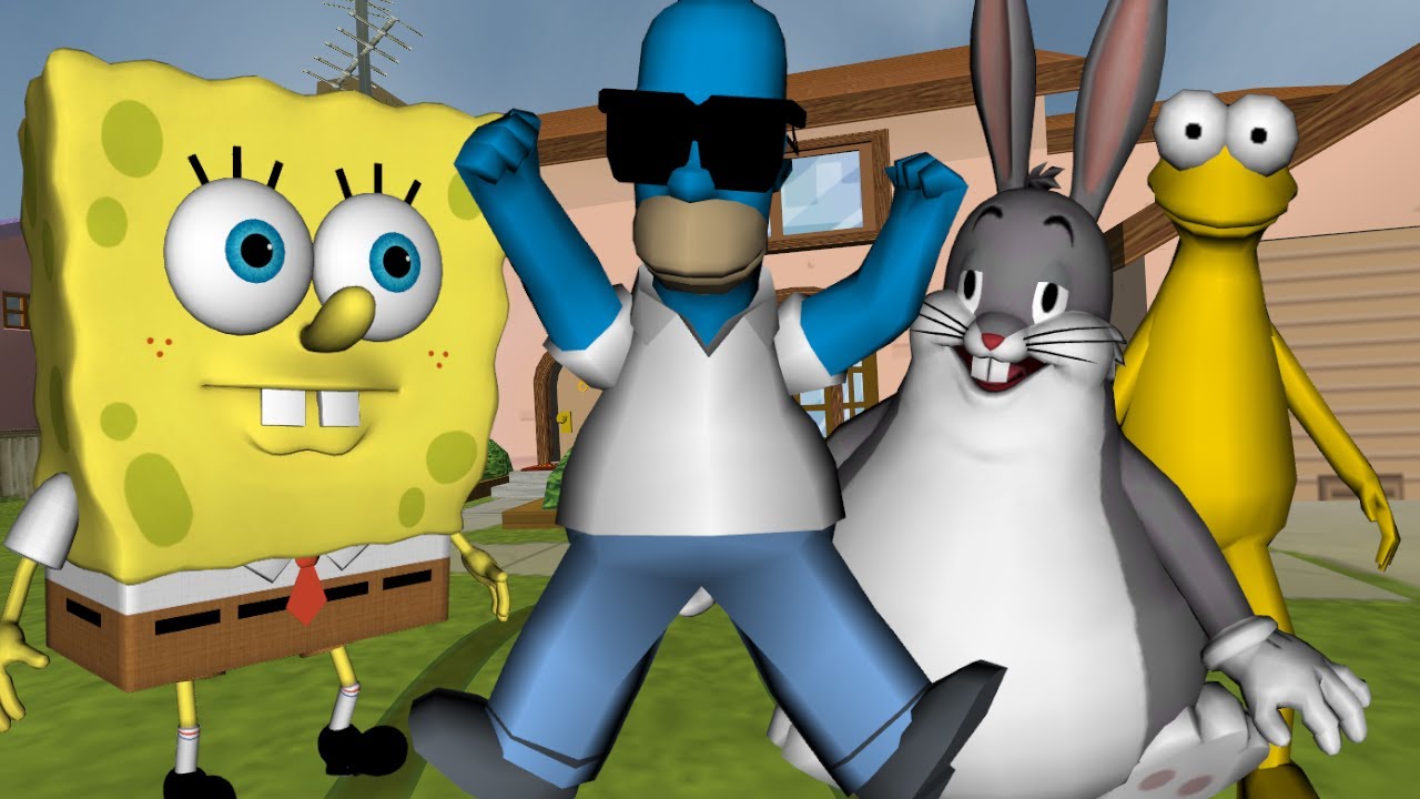 The Simpsons Hit & Run - Multi-Meme v1.5 Release Gameplay