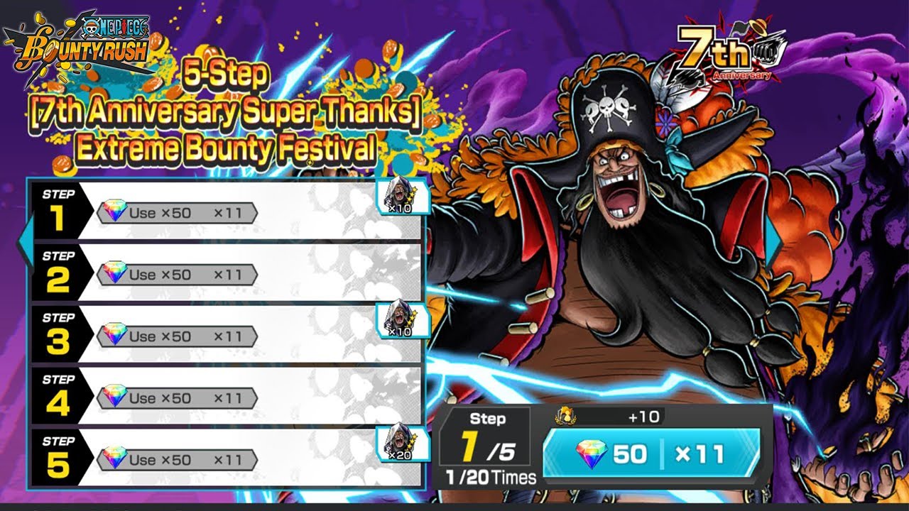 Обновление в игре! Двойные неприятности пришли!! | 7th Anniversary | One Piece: Bounty Rush | OPBR