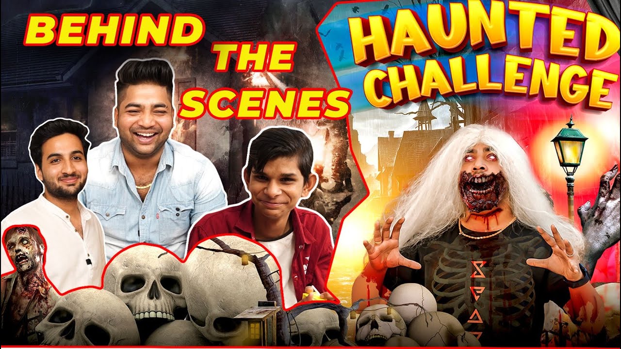 Behind The Scenes - HAUNTED CHALLENGE || VINAY SAMUEL || RACHIT ROJHA 