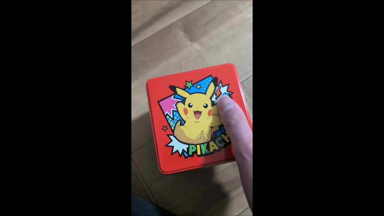 ポケモンチョコクランチ四角缶