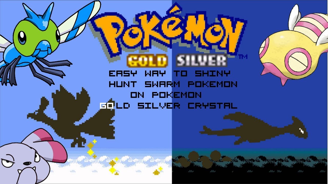 Easy Way To Shiny Hunt Swarm Pokemon On Gold/Silver/Crystal