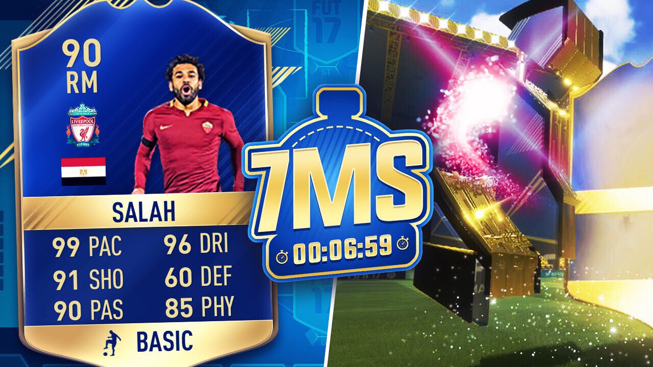 🔥 TOTS SALAH (LIVERPOOL) 7 MINUTE SQUAD BUILDER! - FIFA 17 ULTIMATE TEAM