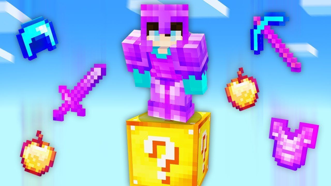 ZOSTALIŚMY Uwięzieni Na JEDNYM LUCKY BLOKU w Minecraft