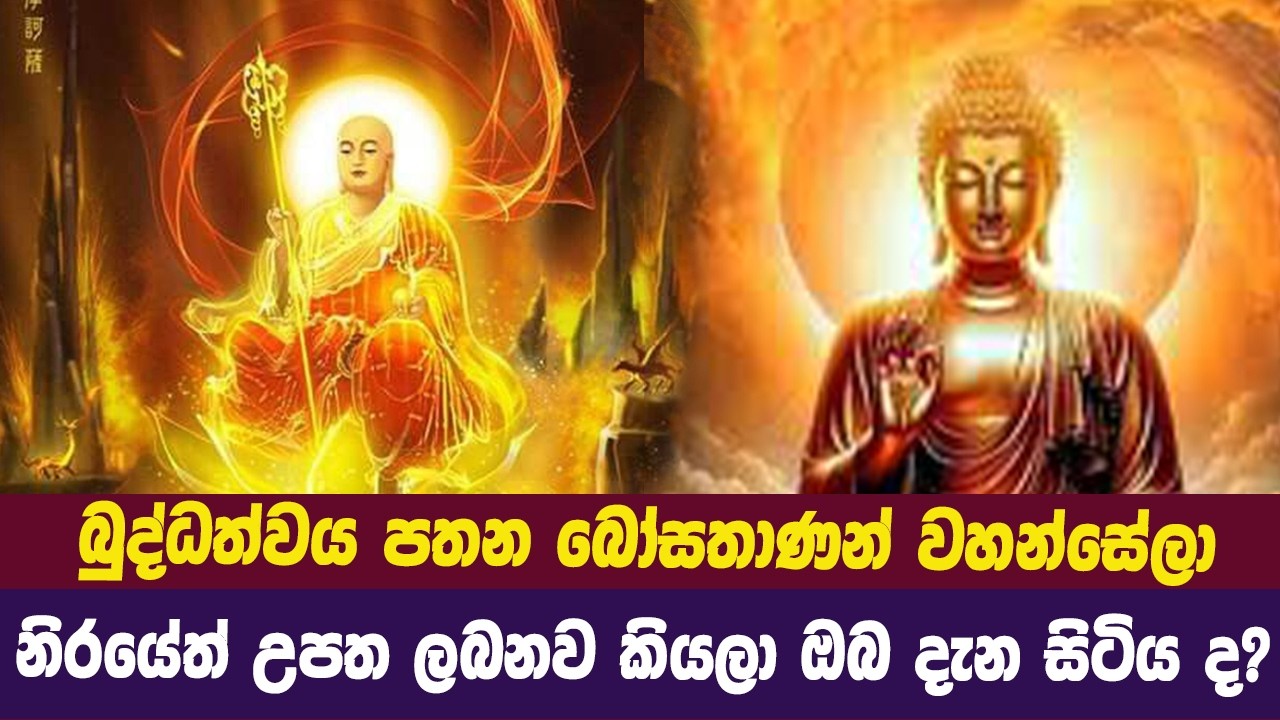 නිරයේ උපත ලබන බෝසතාණන් වහන්සේලා ගැන ඔබ මින් ගෙර නො ඇසූ විශේෂ හෙලිදරව්ව | Dhaham Katha