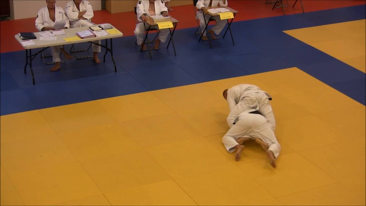 5e dan examen judo Tom Gerkema Ne-waza