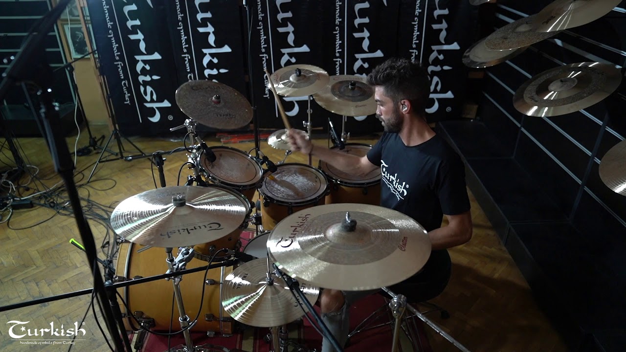 Turkish Cymbals Travel Set & Clatter Series ( Playing with drums 2 )