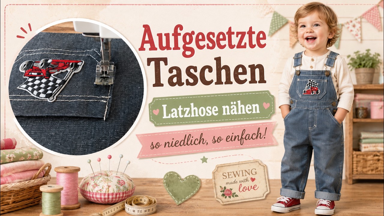 Aufgesetzte Taschen nähen: So gelingen sie immer!