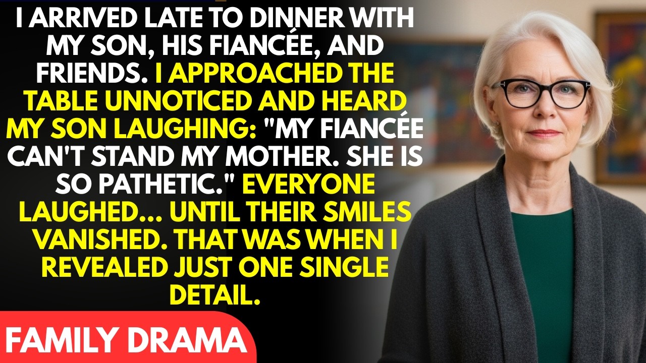 My Son Laughed Calling Me Pathetic, Not Knowing I Heard Every Word... Then What I Did...