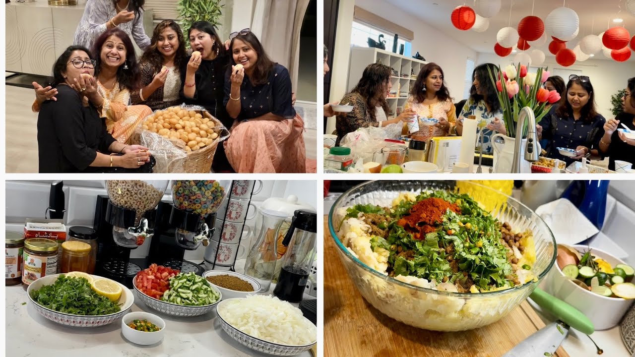 বন্ধুদের নিয়ে বাড়িতে হলো আজ ফুচকা পিকনিক..ঝালের চোটে রসমালাই দিয়ে আলুকাবলি খাচ্ছে সবাই 😄