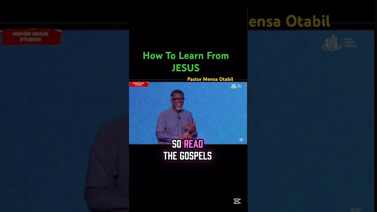 Learning From Jesus 