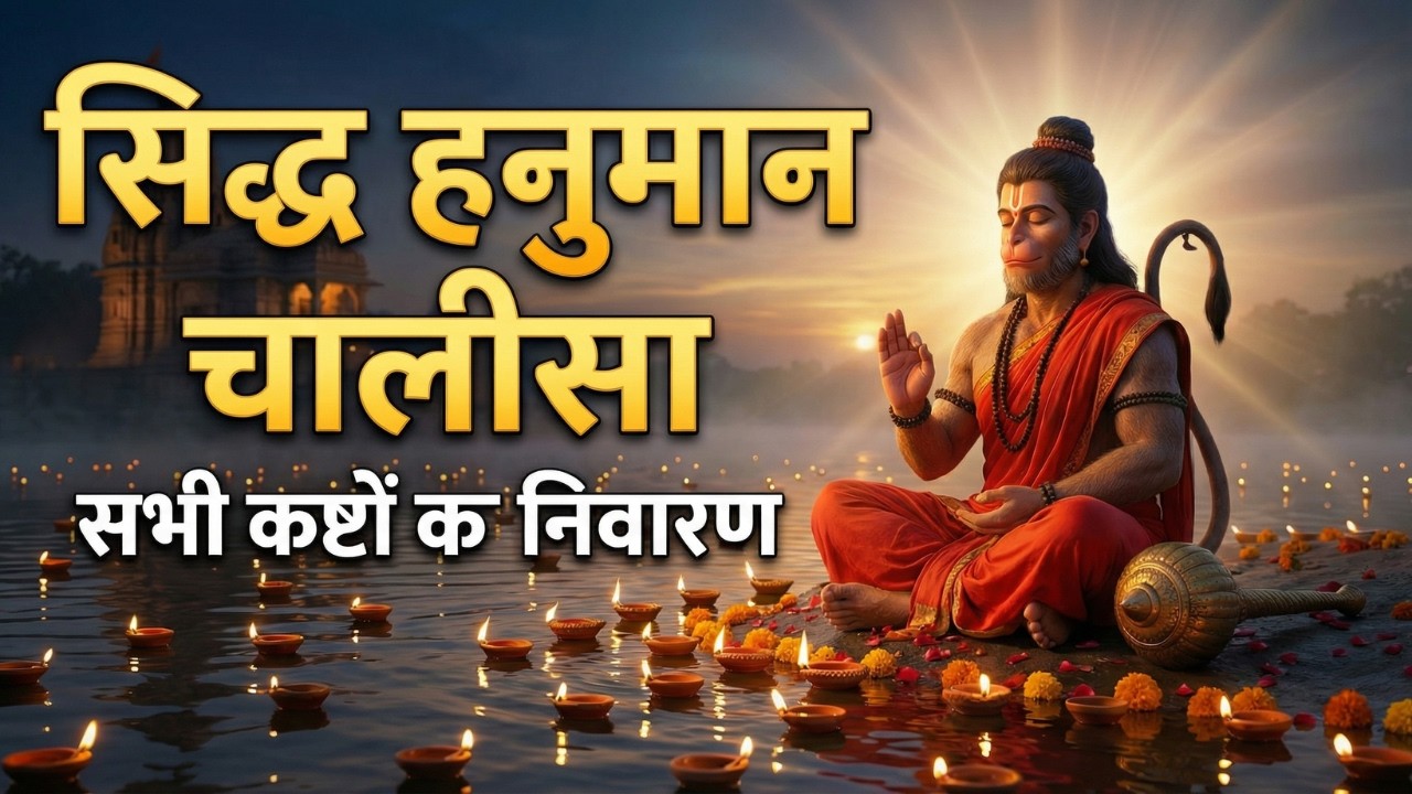 सिद्ध हनुमान चालीसा | सभी कष्टों का निवारण | Powerful & Peaceful Chant | Subah Sham Sune