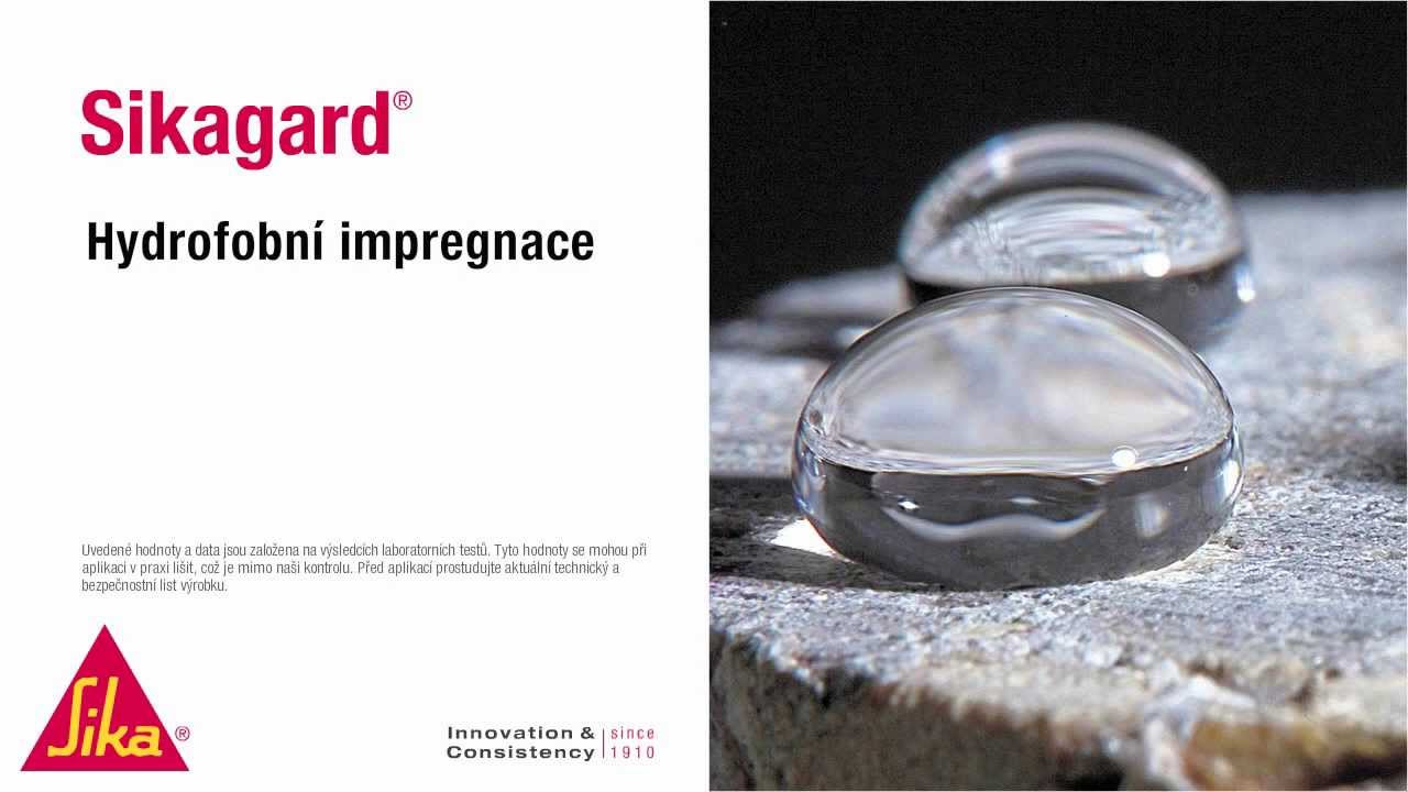 Hydrofobní impregnace - Sikagard