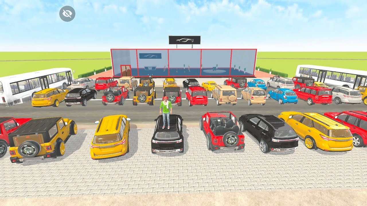 Showroom per I itni sari gadi delivery ke liye Indian theft Auto simulator game