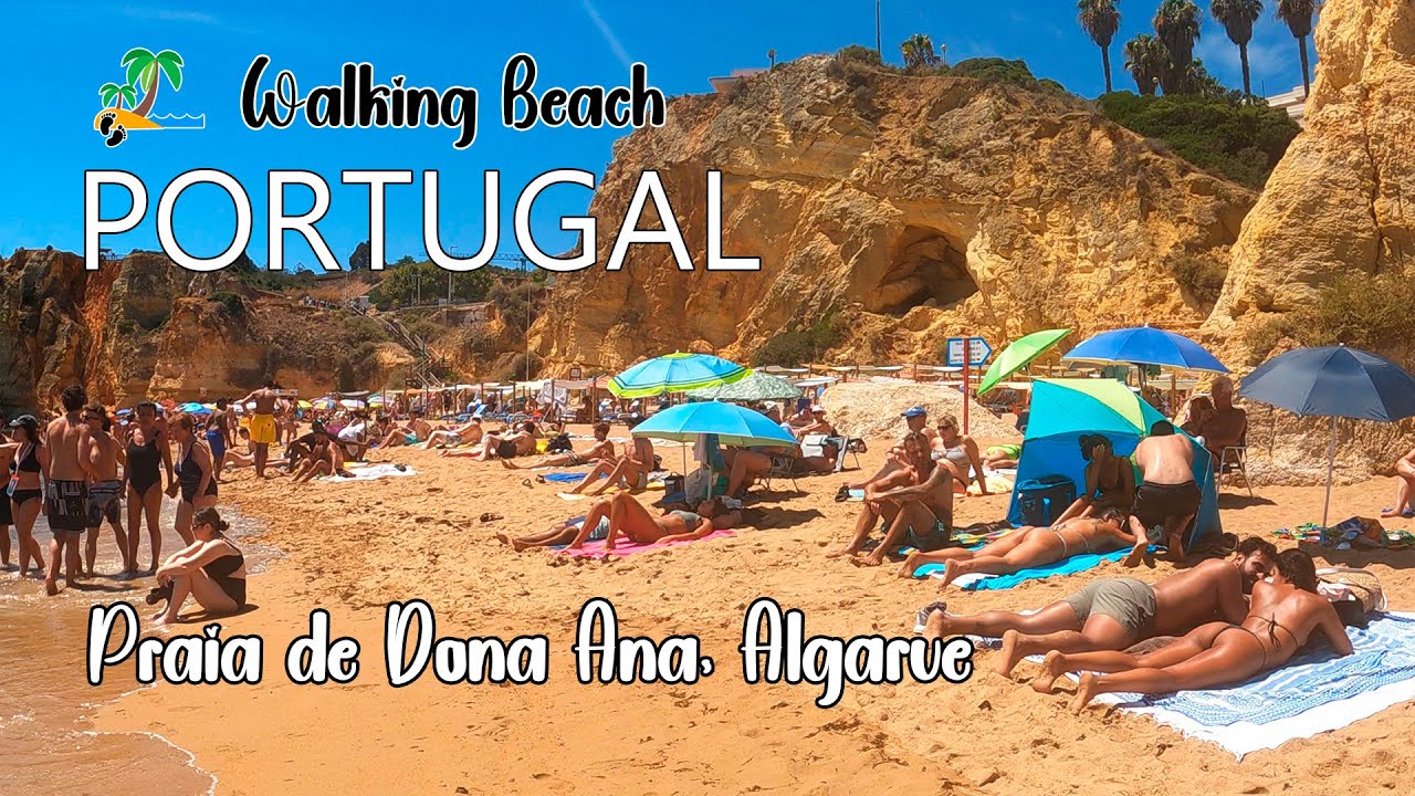 Praia de Dona Ana Lagos PORTUGAL | WALKING BEACH