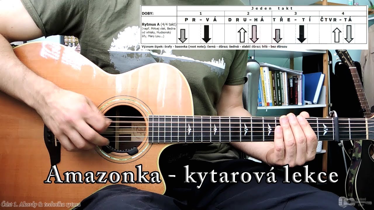 Amazonka (Hop Trop) - kytarová lekce