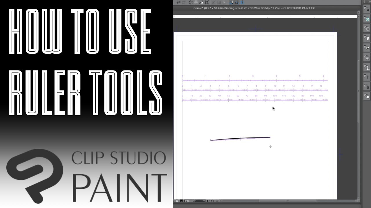 [Clip Studio] How to Use Rulers
