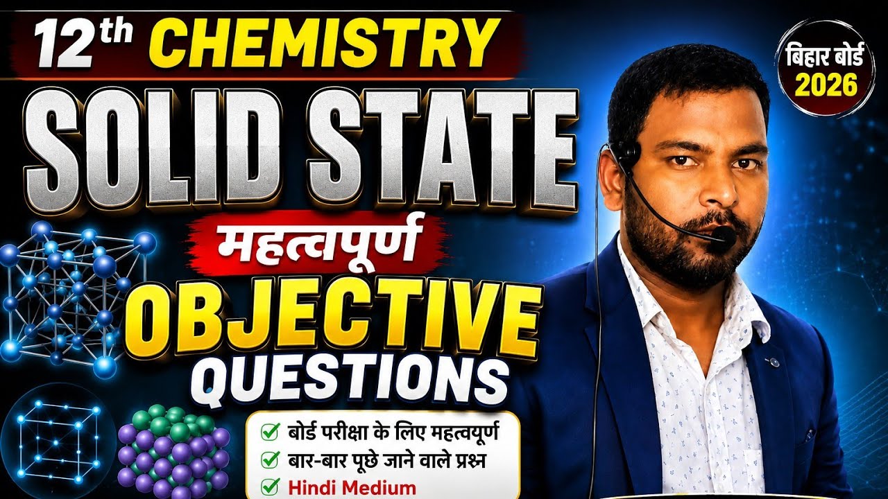 12th  chemistry solid state objective question