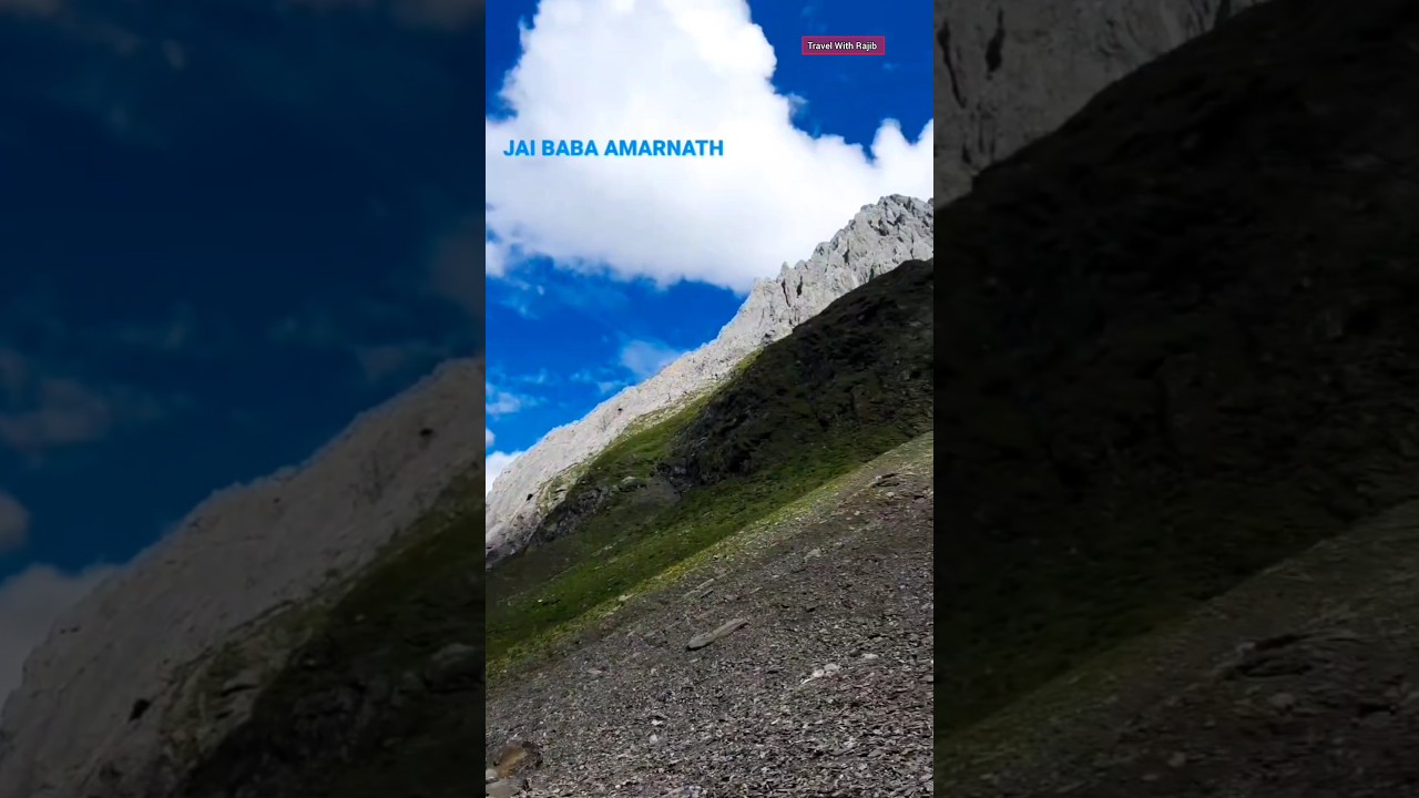Amarnath Yatra Road View 🙏 #ytshorts #youtubeshorts #shorts #amarnathyatra #viral #kashmir #india