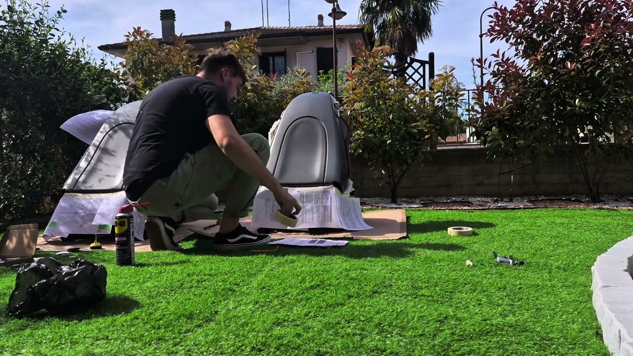 come verniciare la plastica posteriore dei sedili