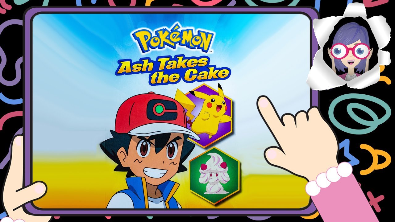 Read Along - Pokemon, Ash Takes the Cake (with Highlighted words!)