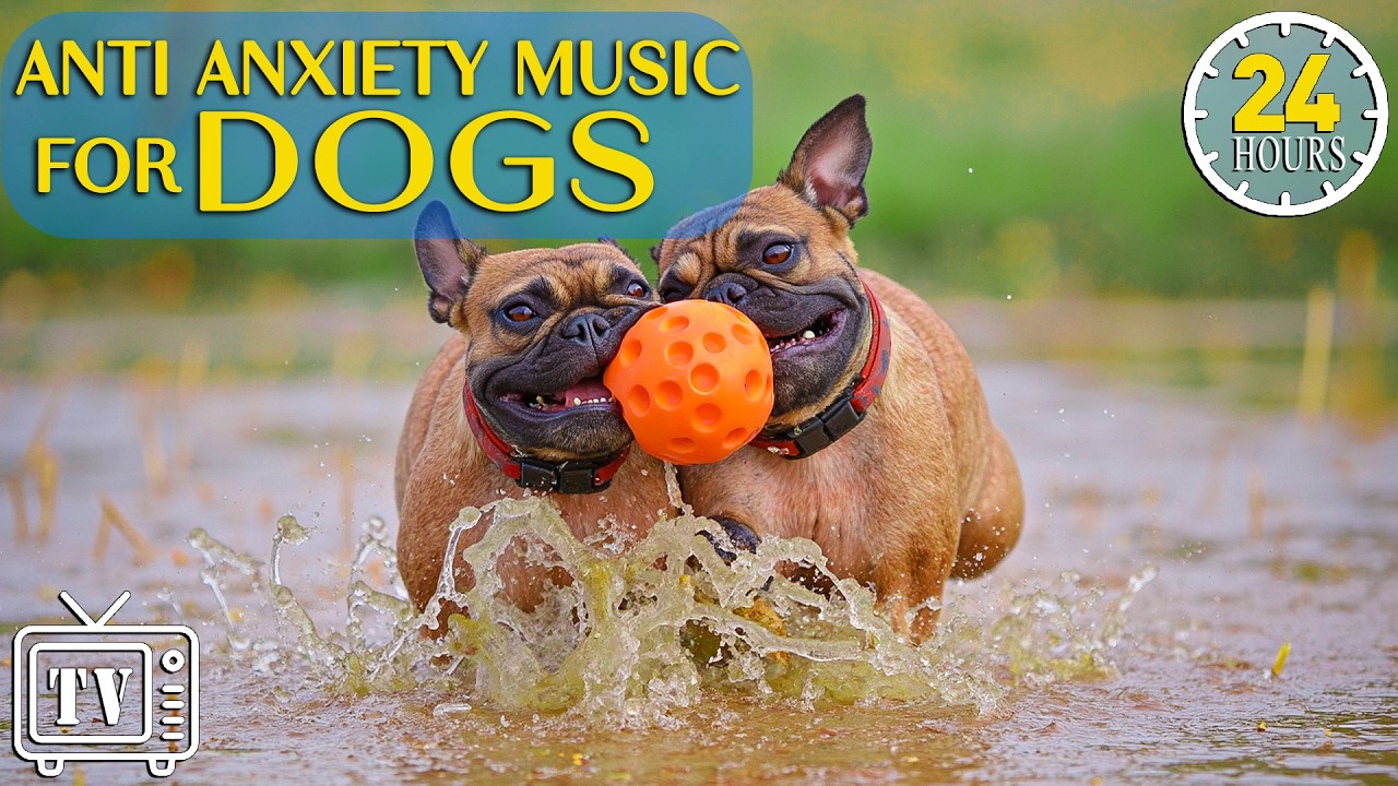 24/7 Dog TV: Best Anti-Anxiety Music & Calming Videos for Dogs Left Home Alone | Boredom & Anxiety