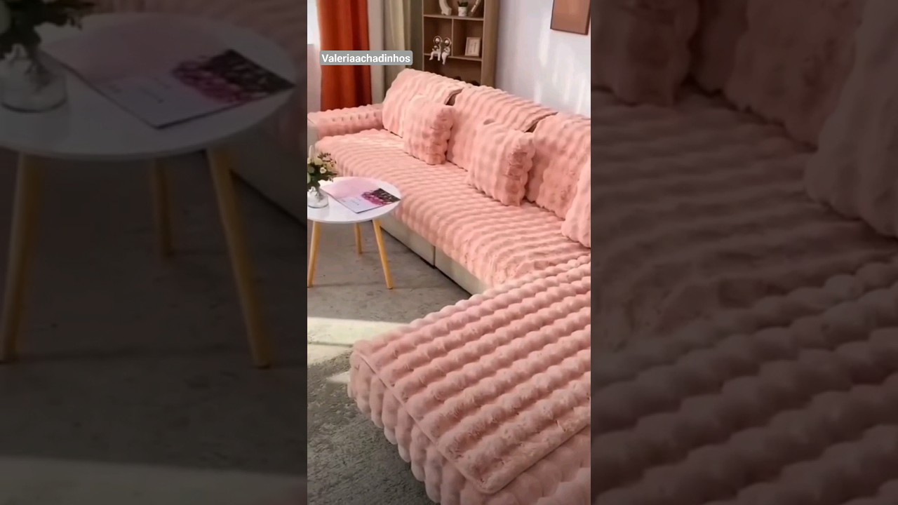 Encontrei na shopee.Capa de sofa pel&uacute;cia antiderrapante. #achadinho #shopee #comprinhas