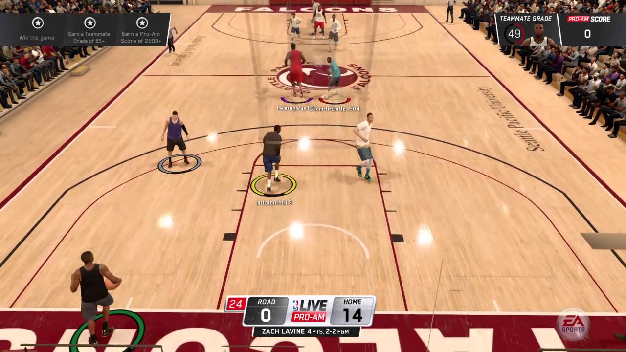 NBA LIVE 16  Pro-Am - Bad Gameplay