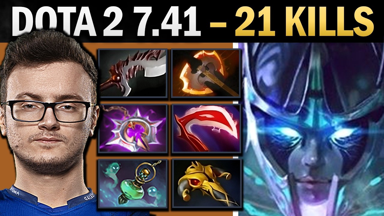 Phantom Assassin Dota 2 7.41 with 21 Kills and Pendulum - Dota Gameplay
