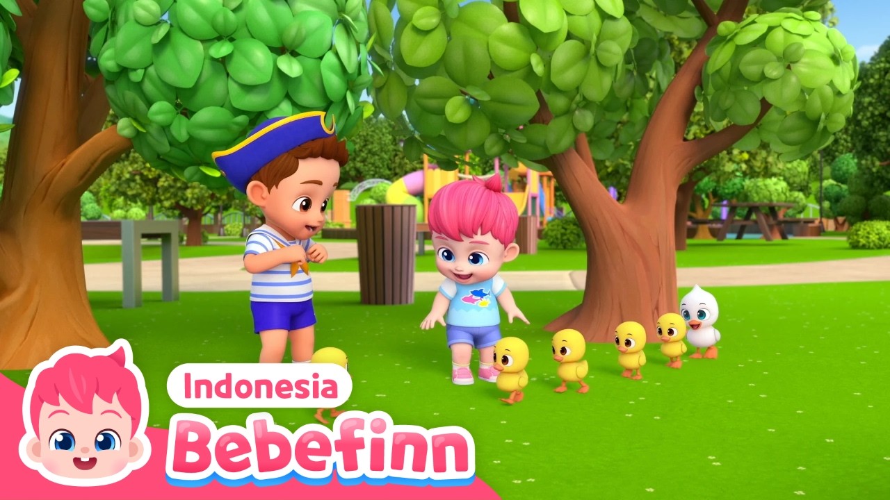 Kumpulan Lagu Binatang & Dinosaurus | Lima Bebek Kecil, T-Rex | Bebefinn Bahasa Indonesia