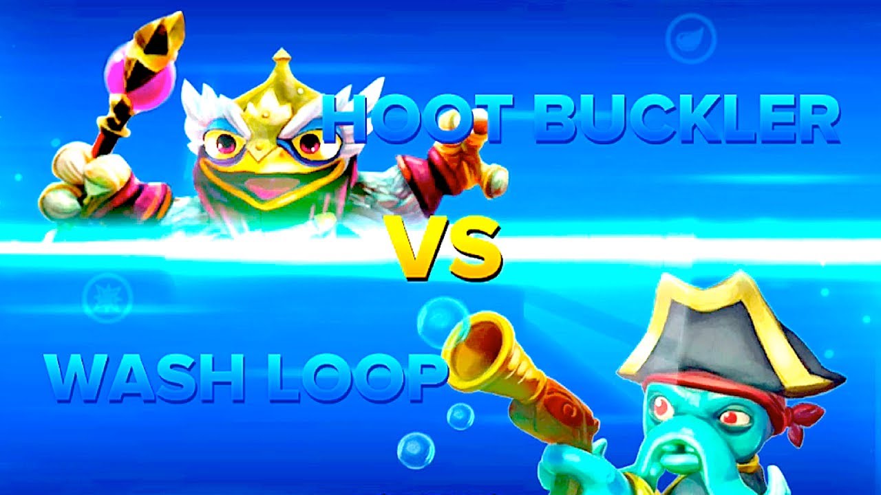 Skylanders Swap Force PVP - Hoot Buckler VS Wash Loop