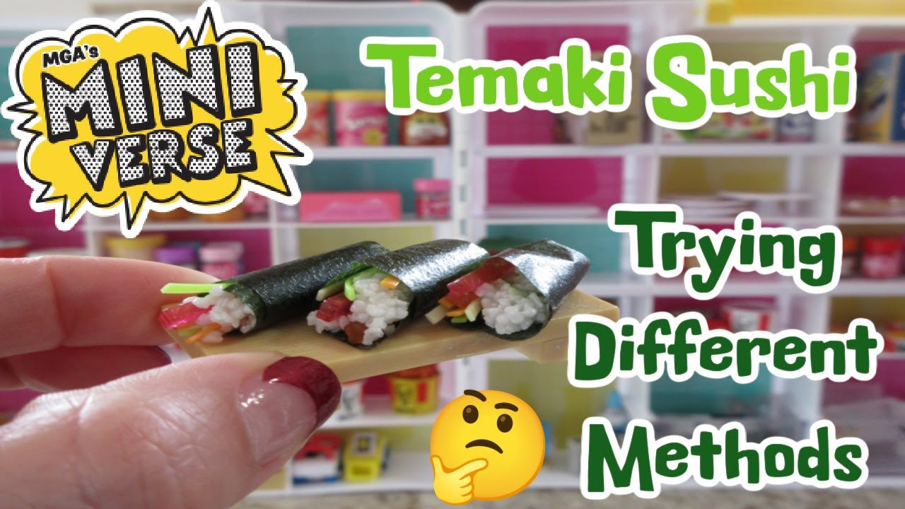 Opening MiniVerse Diner Series 3 Wave 2 Temaki Sushi - Hand rolling sushi?!