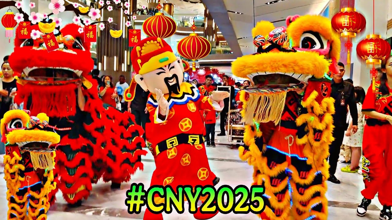 🔴CNY 2025 | ATRAKSI LION DANCE @ PAKUWON MALL BEKASI | BARONGSAI AI JIA