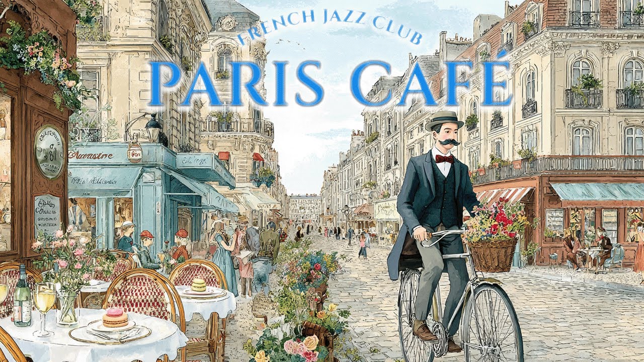 𝐏𝐀𝐑𝐈𝐒 𝐂𝐀𝐅𝐄́ 🗼 French Instrumental Music for Coffee