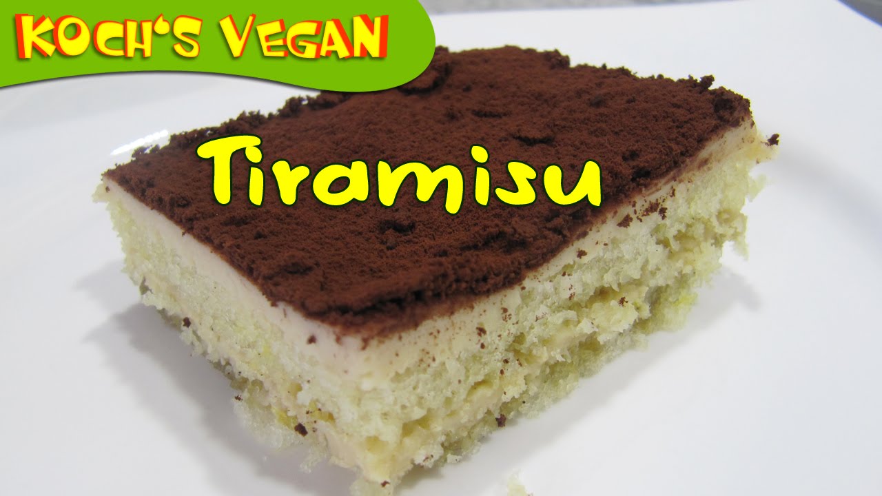 Tiramisu - selber machen ohne Ei - Rezept Deutsch Italienisch - vegane Rezepte von Koch's vegan