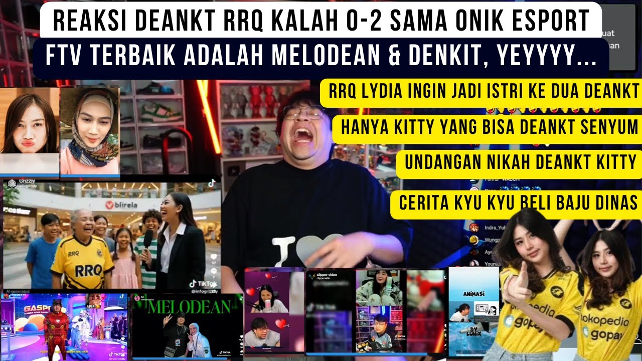 Onic Lydia ingin jadi istri ke 2 Deank ! Reaksi Deankt RRQ kalah 0-2 lawan Onic ! Mediashare Deankt