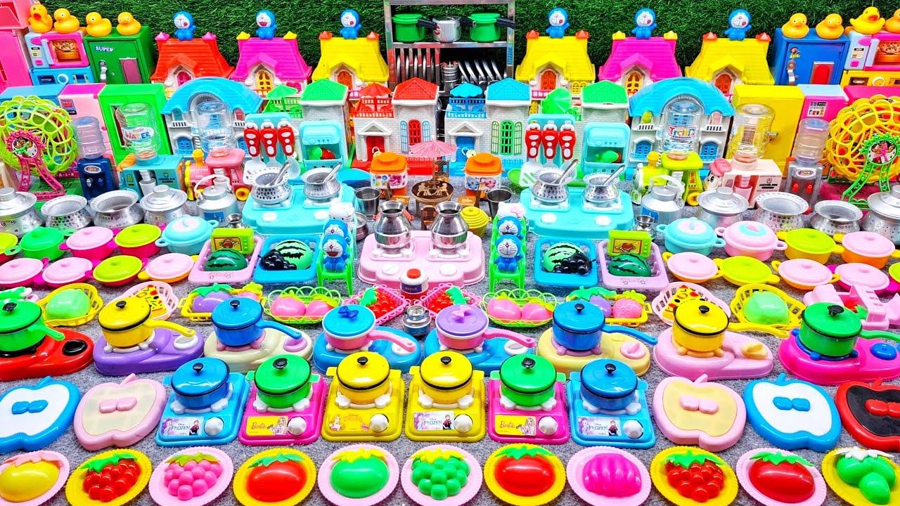7:20 Minutes Satisfying with Unboxing Hello Kitty Kitchen Set | Unboxing Miniature Kitchen Set ASMR