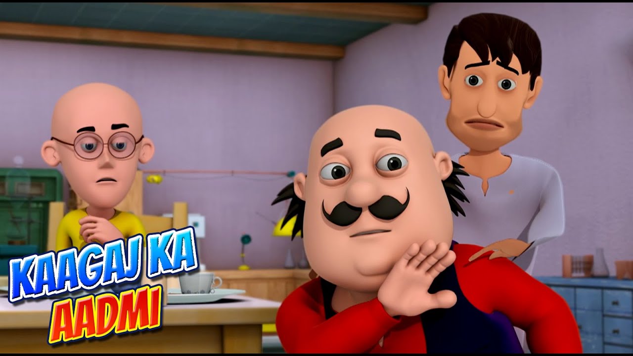 Motu Patlu in Hindi |  मोटू पतलू  | Hindi Cartoon | Kagaaj Ka Aadmi