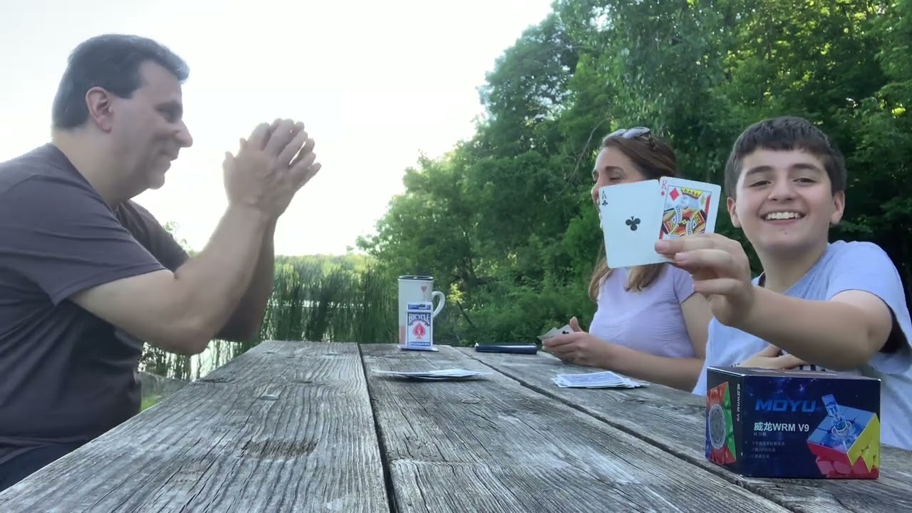 3 player game of war but I have 2 decks and the other players have 1 decks and more war
