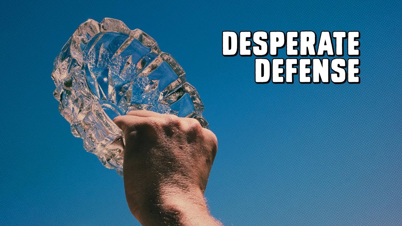 Desperate Defense: Glass Ashtray