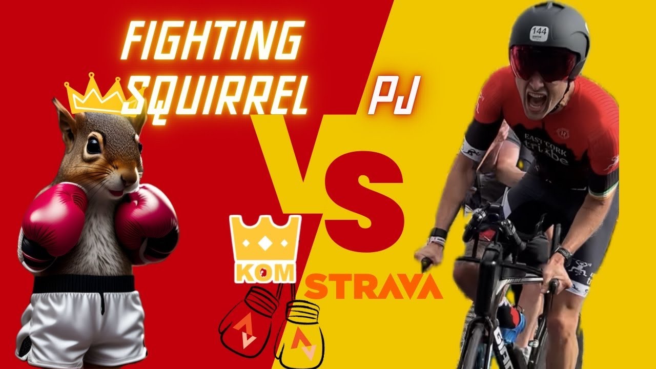 Strava KOM Attempt | 90KM Strava Segment | The Fighting Squirrel | Strava Art