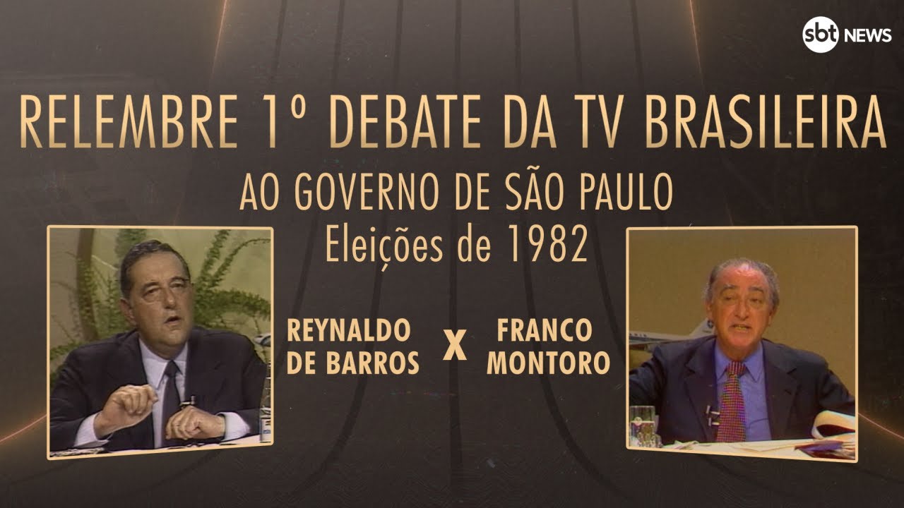 SBT exibiu há 40 anos primeiro debate da TV brasileira; relembre