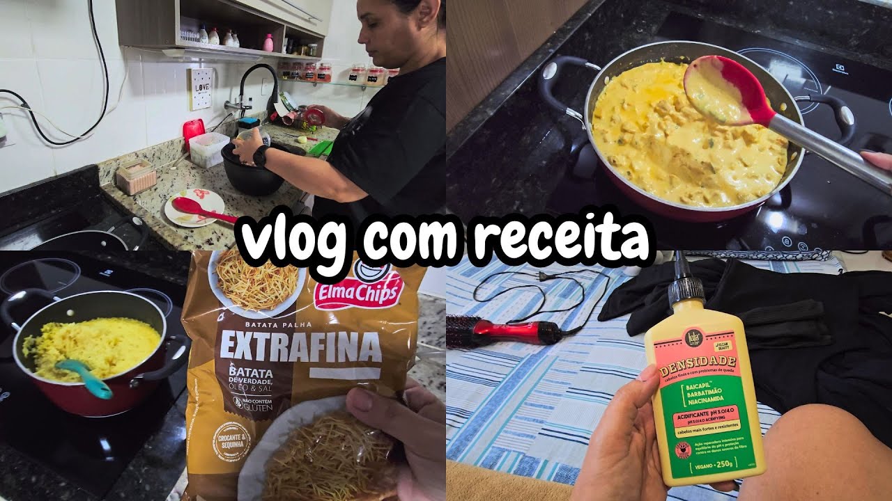 FIZ UM STROGONOFF DE FRANGO CREMOSO E DELICIOSO PARA O ALMOÇO, DICAS!