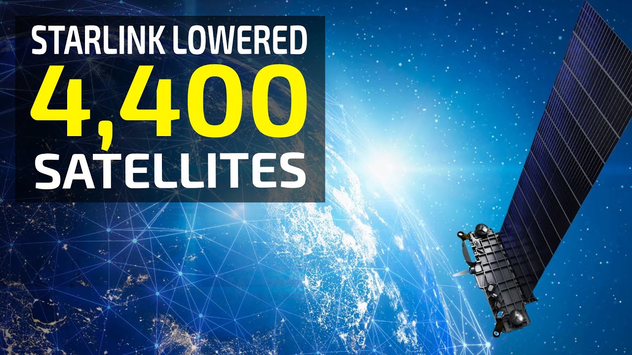 Why SpaceX LOWERED 4,400 Starlink Satellites!