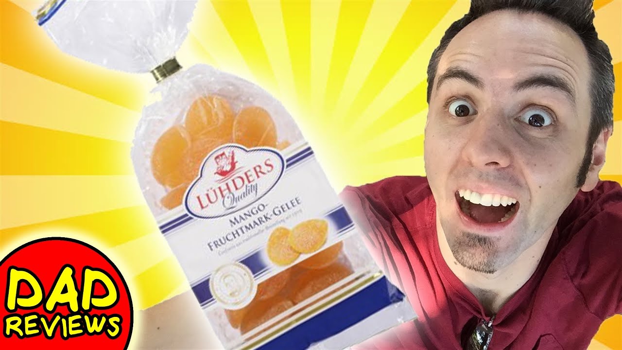 TASTE TEST GERMAN CANDY | Luehders Fruity Sour Jelly Review