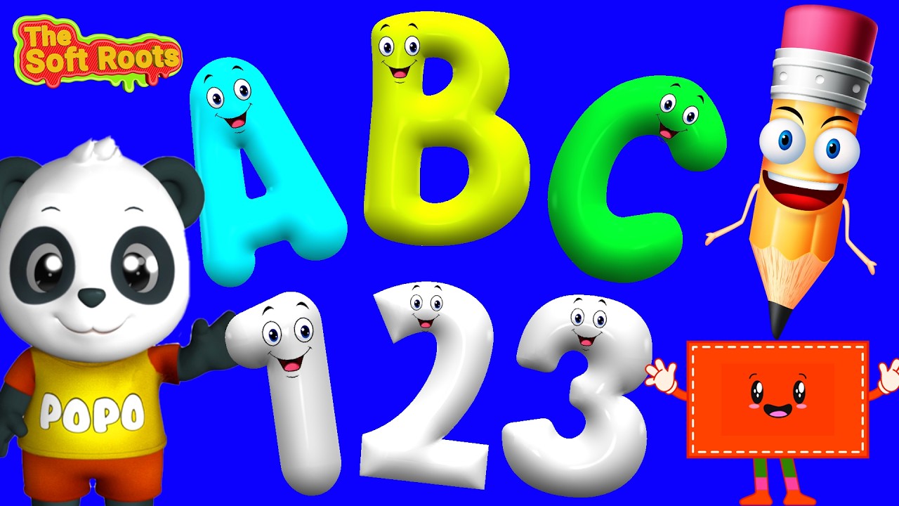 Preschool Learning activities for 3 year olds at home | Learn ABC Phonics Shapes Numbers Colors 🌈
