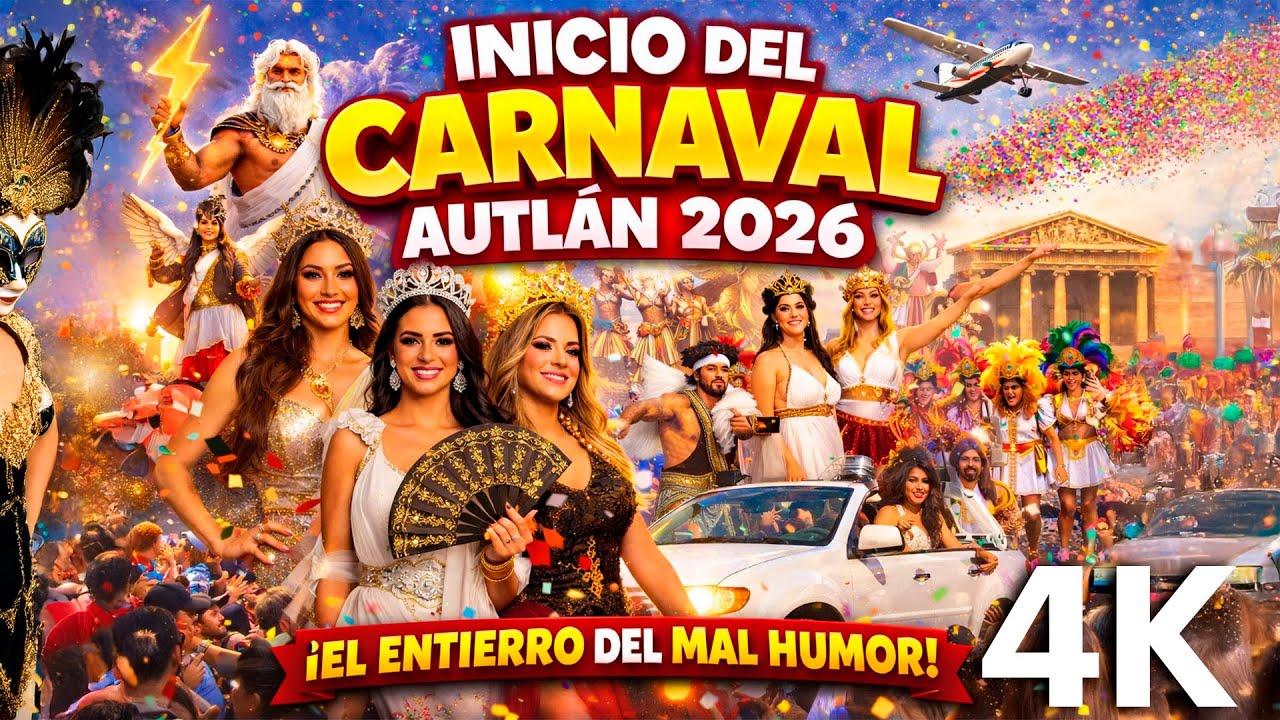 Autlán ya está de fiesta… así inició el Carnaval 2026