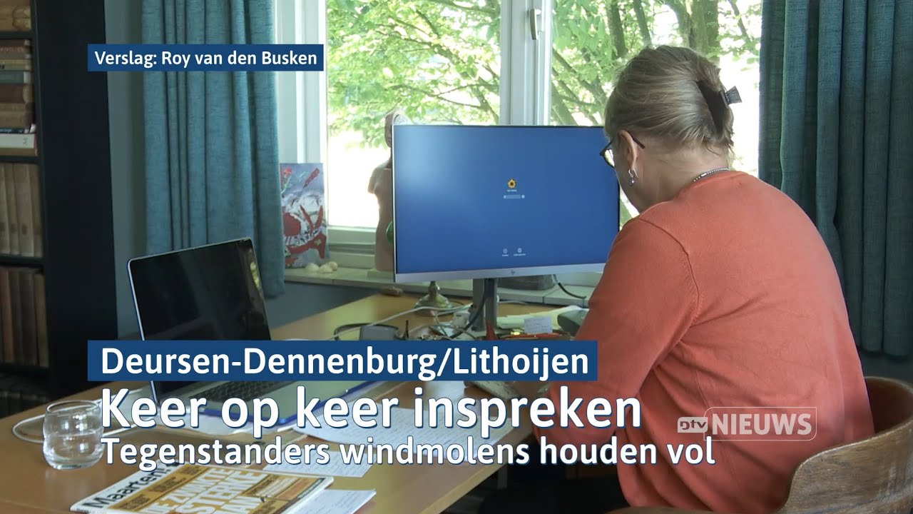 Tegenstanders van windmolens houden tot het bittere einde vol I Dtv Nieuws