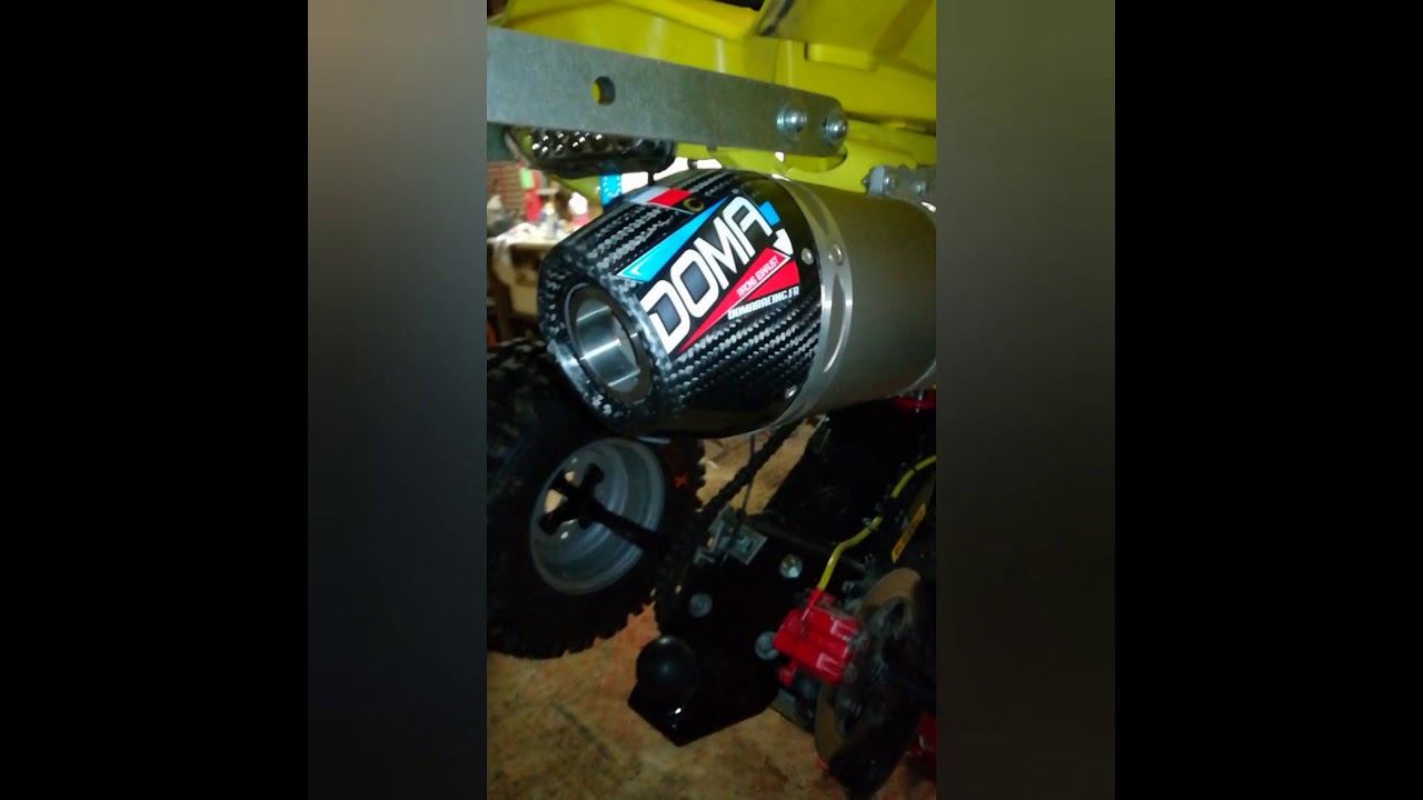 Suzuki 400 ltz Full exhaust FMF vs DOMA