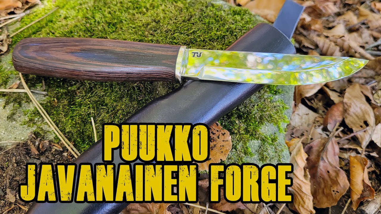 Un vero Puukko artigianale Finlandese Javanainen Forge AHOLA