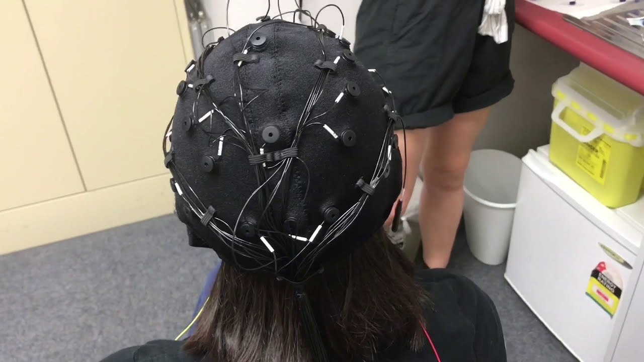 EEG cap fitting and EEG recording